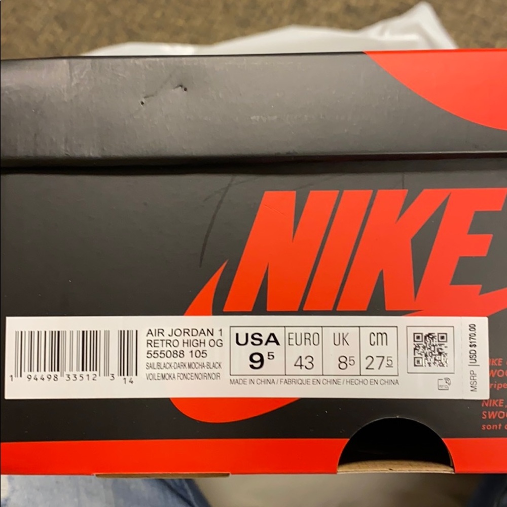 Air Jordan 1 dark mocha